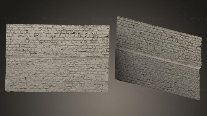Geometrical panel (Churchwall, PGM_0219) 3D models for cnc